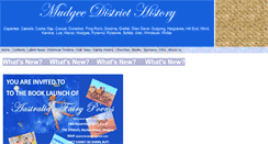 Desktop Screenshot of mudgeehistory.com.au