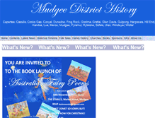 Tablet Screenshot of mudgeehistory.com.au